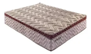 COLCHAO CASAL ESPLENDIDO PAROPAS EUR. PIL. BORDO 188X138X26