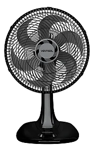 Ventilador Turbo De Mesa Ventisol 6 Pás 40Cm Preto 110V