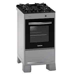 Fogão Suggar Neo Max 4 Bocas Mesa de Vidro Prata FGV403PRIX – Inox – Bivolt