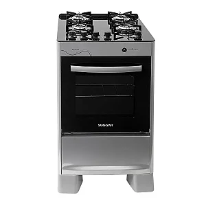 Fogão Suggar Neo Glass Plus 4 Bocas FGVNG410PRIX – Inox/Prata – Bivolt