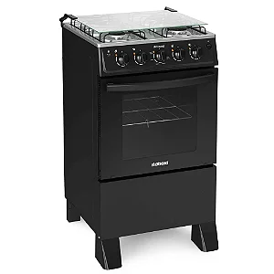 Fogão Itatiaia Star 4 Bocas – Preto – Bivolt