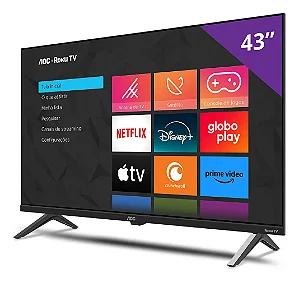 Smart TV 40 AOC Roku Dled HD 40S5045/78