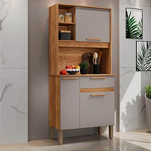 ARMARIO COZINHA SALLETO JASPE 2020 PLUS BRANCO/YPE