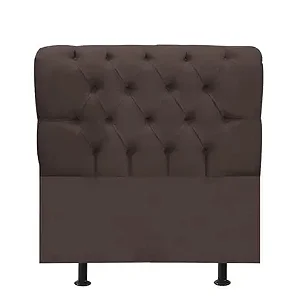 CABECEIRA PARIS MDP ESTOFADOS SOLTEIRO 16 MARROM