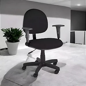 Cadeira Secretária Giratória Injetada Ubaense com Braço 4005