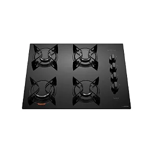 Fogão Atlas 4 Bocas Cooktop Utop – Preto