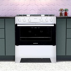 FOGAO ATLAS 5 BOCAS MONACO PLUS BRANCO 20
