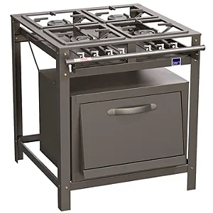 FOGAO INDUSTRIAL TRON N.E 4 BOCAS 2QS 2QD C/F GRAFITE