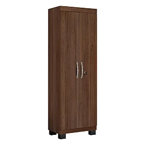 Armário Multiuso Valdemóveis Asteca 2 Portas com Chave – Chocolate