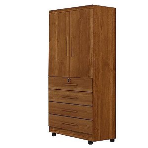 Guarda-Roupa Benetil Conjugado Maia 2 Portas Cinamomo