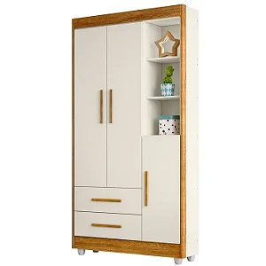 ROUPEIRO TIGUS FLOCOS 3P OFF/AMADEIRADO