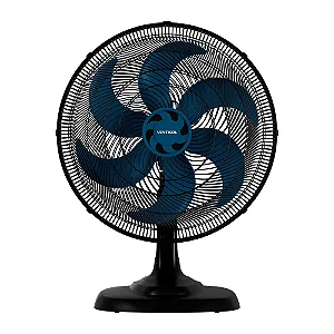 Ventilador Ventisol Oscilante de Mesa Turbo 6 Pás 50cm Premium Azul 127V