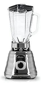 Liquidificador Oster Osterizer Clássico, 1,25L, 110V, Prata, 600W, 4655