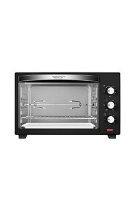 FORNO ELETRICO BEST 48LT PLUS PRETO/BRANCO 127V