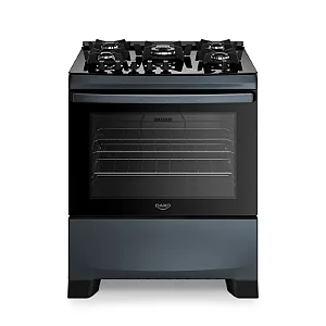 FOGAO DAKO 5 BOCAS SUPREME TIMER GLASS TITANIO