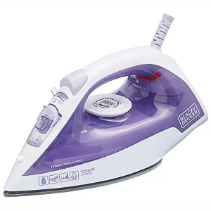 FERRO A VAPOR BLACK DECKER FX1050 C/ BASE ANTIADERENTE 127V