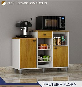 FRUTEIRA CHF MOVEIS FLORA BR ACETINADO/CINAMOMO