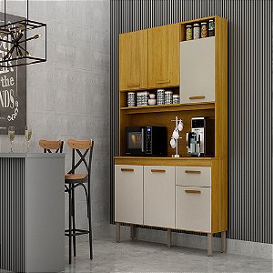 KIT VIENA CHF 06PTS CINAMOMO/OFF WHITE ACETINADO