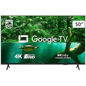 TV LED 50” Philips 4K Google TV – 50PUG7408/78 Smart