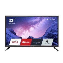 Smart TV LED 32" Multilaser TL020 HD com Wi-Fi Integrado