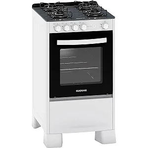 Fogão Suggar FGV410 BR 4 Bocas Piso Neo Cook – Branco