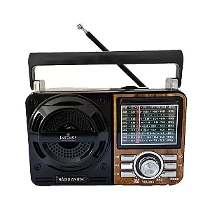 Rádio 9 Faixas F-Sound FS100BT – Marrom