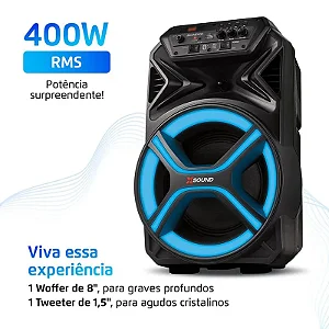 Caixa Amplificada Mondial CM-400L – Bivolt
