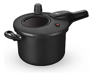 Panela de Pressão MTA Indução Black 4,5L – 70 kPa