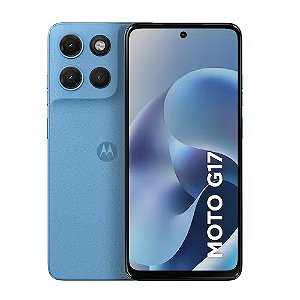 Celular Motorola G17 128GB XT2623 Azul Claro Quadriband