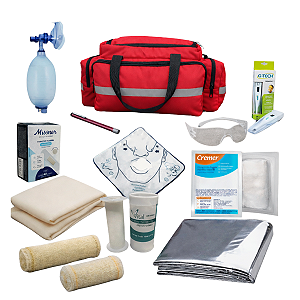 Kit Primeiros Socorros Aph Socorrista Samu Home Care Resgate
