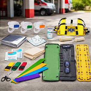 Kit Cipa Completo Aph Imobilização Resgate Socorros Samu