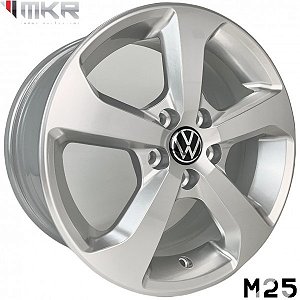 JOGO DE RODAS KR M25 ARO 18X7 FURAÇÃO 5X112 ET40