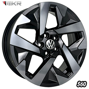 JOGO DE RODAS KR S60 ARO 16X6 FURAÇÃO 5X100 ET35