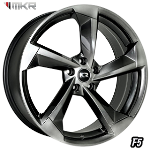 JOGO DE RODAS KR F5 ARO 20X8 FURAÇÃO 5X112 ET40