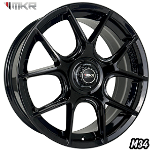 JOGO DE RODAS KR M34 ARO 20X8 FURAÇÃO 5X112 / 100 ET40