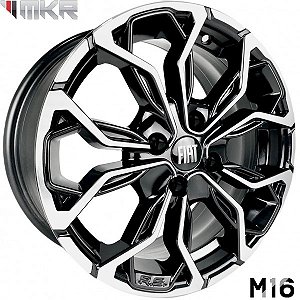 JOGO DE RODAS KR M16 ARO 15X6 FURAÇÃO 4X98 ET36