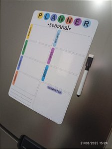 PLANNER MAGNÉTICO SEMANAL