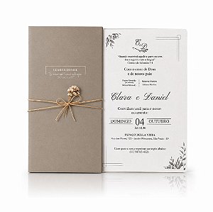 Convite de Casamento Personalizado