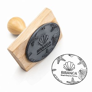 Carimbo Personalizado com Logotipo da Marca