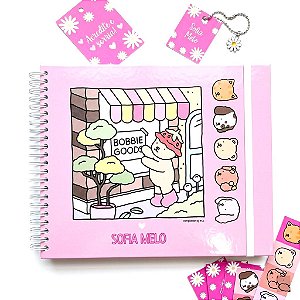 Caderno de Colorir Infantil Personalizado Bobbie Goods