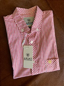 Camisa Ariat Xadrez Manga Curta