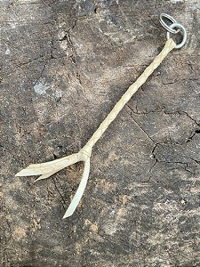 Chaveiro Chicote Couro Cru