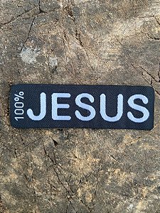 Adesivo para Chapéu 100% Jesus