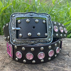 Cinto Cruz e Pedras Rosa