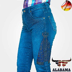 Calça Alabama com Strass Nossa Senhora Aparecida
