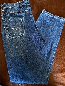 Calça Alabama Bordada Premium Wide Gerald