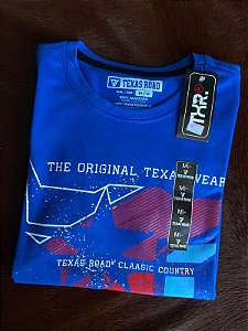 Camiseta Texas Road Azul