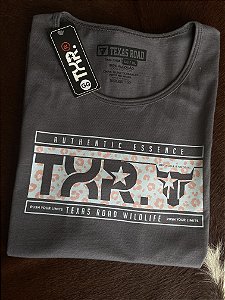 Camiseta Texas Road Cinza escuro