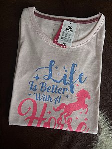 Camiseta 2K Jeans Rosa claro