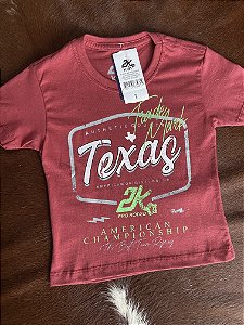 Camiseta Texas Road Vinho